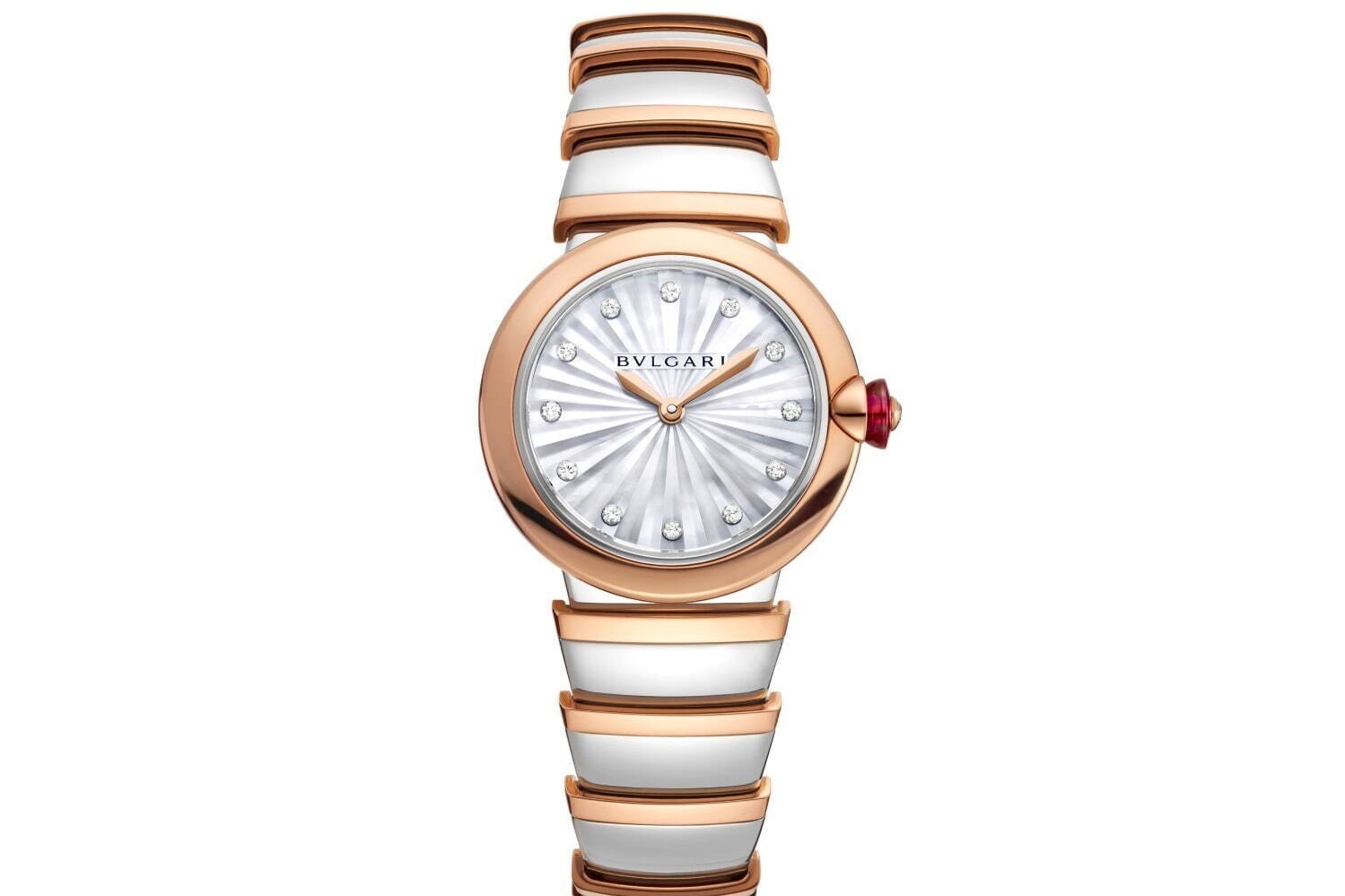 ブルガリのウィメンズ腕時計「ルチェア」新作、パールの文字板 ...