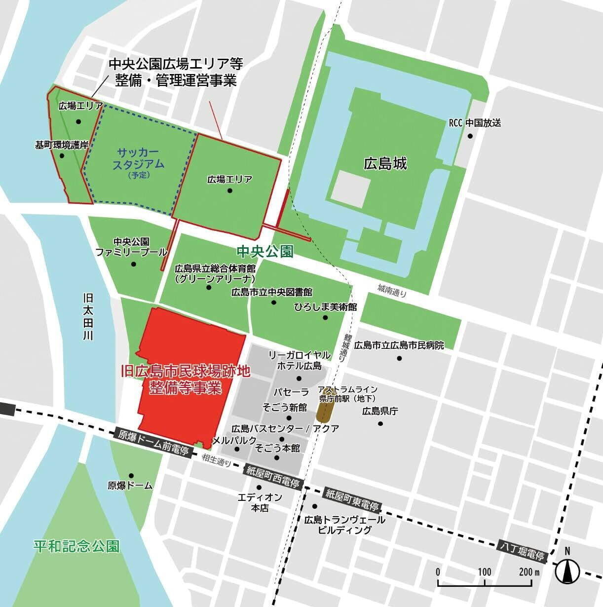 旧広島市民球場跡地に市民公園が23年3月に誕生、イベント広場＆商業施設で構成｜写真6