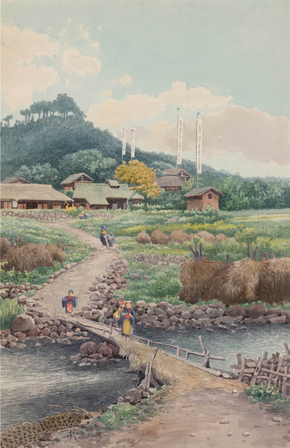 発見された日本の風景展」長野県立美術館で、明治期日本の風景や風俗を 