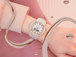 BABY-G“くすみカラー”の新作腕時計「GA-280BA」メタルパーツ光るピンク