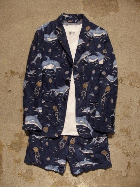 FWK by Engineered Garments "Ghurka Short - Dolphin Print" - 画像3枚目