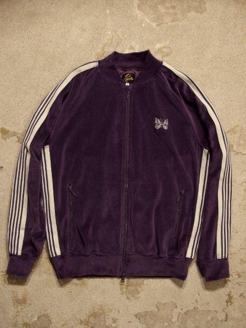 NEEDLES "Rib Collar Track Jacket - Velour" - 画像3枚目