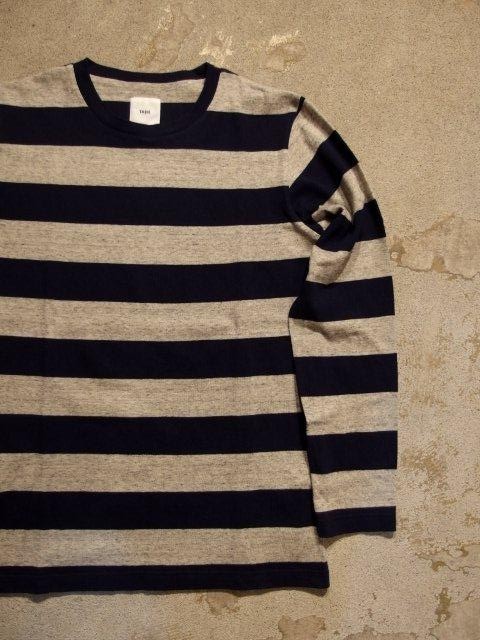 ts(s) "Border Striped Cotton*Linen Long Sleeve T-Shirt" - 画像3枚目