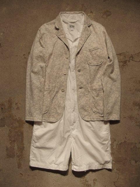 FWK by Engineered Garments "Combi Suit-Pima Poplin/White" - 画像3枚目