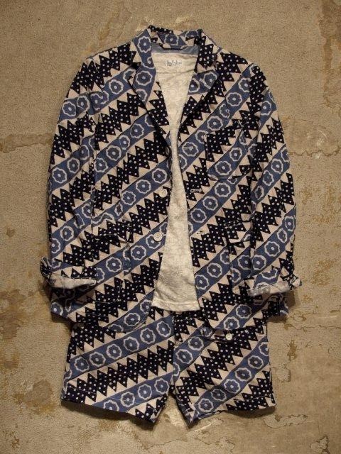 Engineered Garments "Baker Jacket - Batik Diagonal St." - 画像3枚目