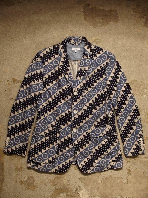 Engineered Garments "Baker Jacket - Batik Diagonal St." 1