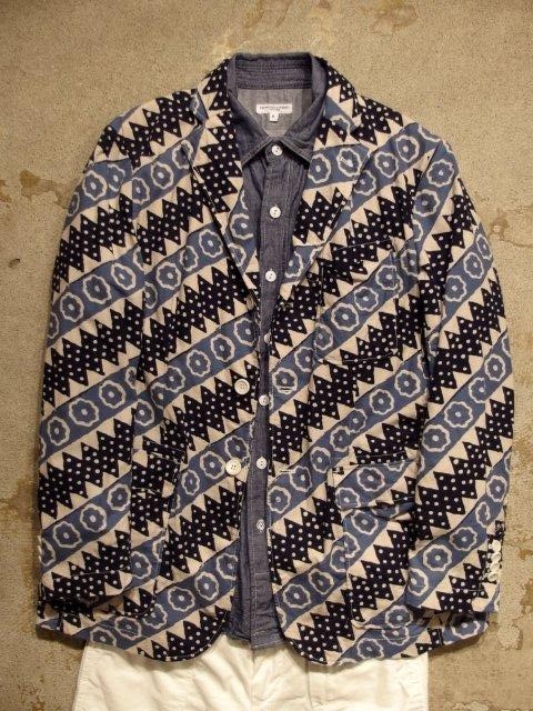 Engineered Garments "Baker Jacket - Batik Diagonal St." - 画像4枚目