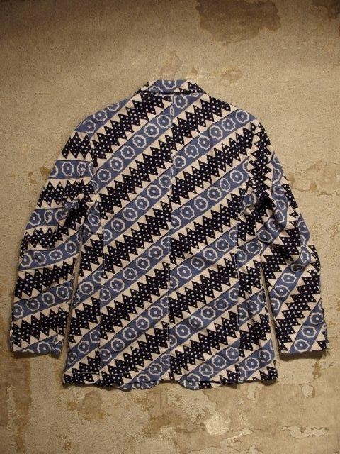 Engineered Garments "Baker Jacket - Batik Diagonal St." - 画像2枚目