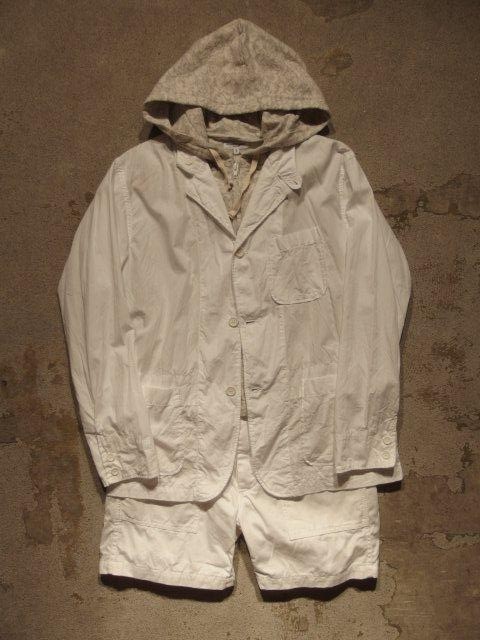 Engineered Garments "Loiter Jacket - Pima Poplin/White" - 画像3枚目