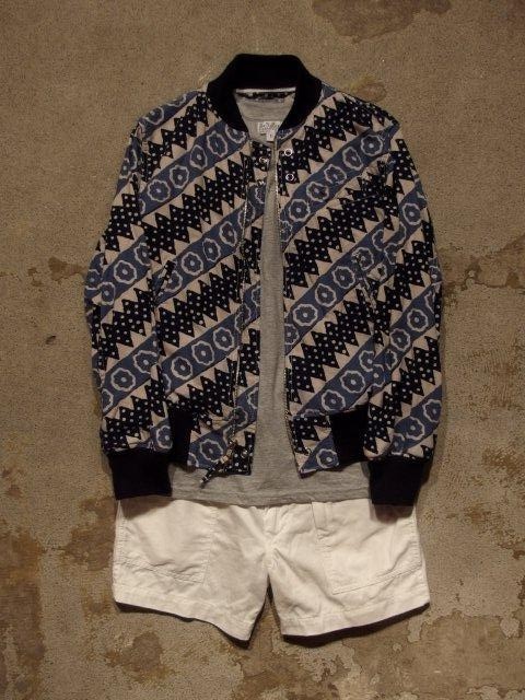 FWK by Engineered Garments"Aviator Jacket-Batik Diagonal St" - 画像3枚目