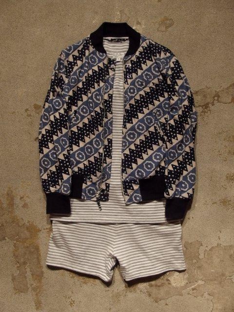 FWK by Engineered Garments"Aviator Jacket-Batik Diagonal St" - 画像5枚目