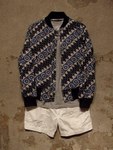 FWK by Engineered Garments"Aviator Jacket-Batik Diagonal St" 3