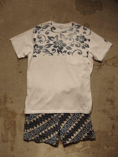 Engineered Garments "Printed Cross Crew Neck T-Shirt" - 画像4枚目