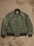 Engineered Garments "Aviator Jacket - Flight Sateen/Olive" 1