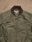 Engineered Garments "Aviator Jacket - Flight Sateen/Olive" 2