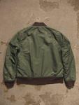 Engineered Garments "Aviator Jacket - Flight Sateen/Olive" 3