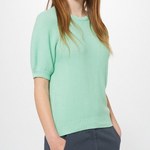 YMC / Structured Short Sleeve Knit Mint 2