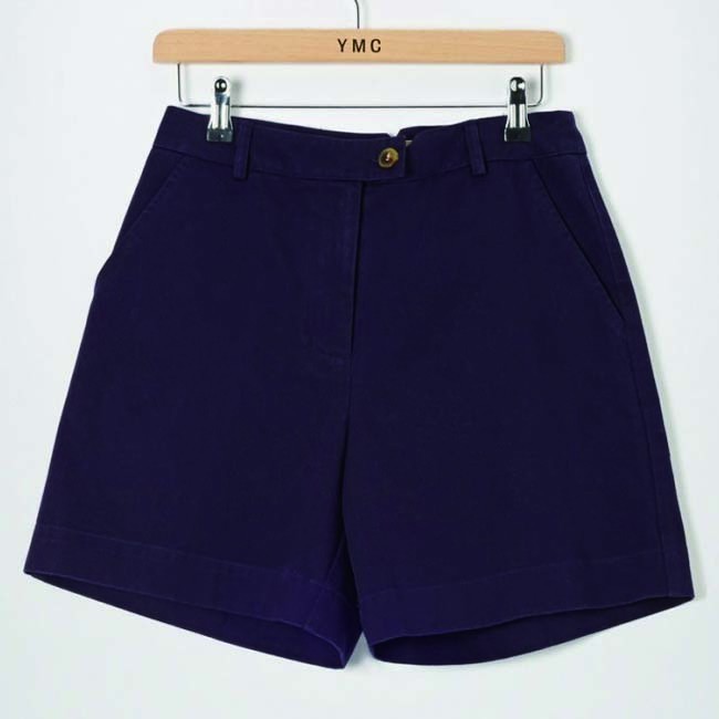 YMC / Cotton Twill Shorts navy - 画像2枚目