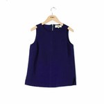 YMC / Sleeveless Cotton Twill Top navy 1