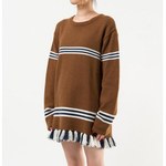 SON OF THE CHEESE [サノバチーズ]RUG SWETER BROWN ラグニット 1