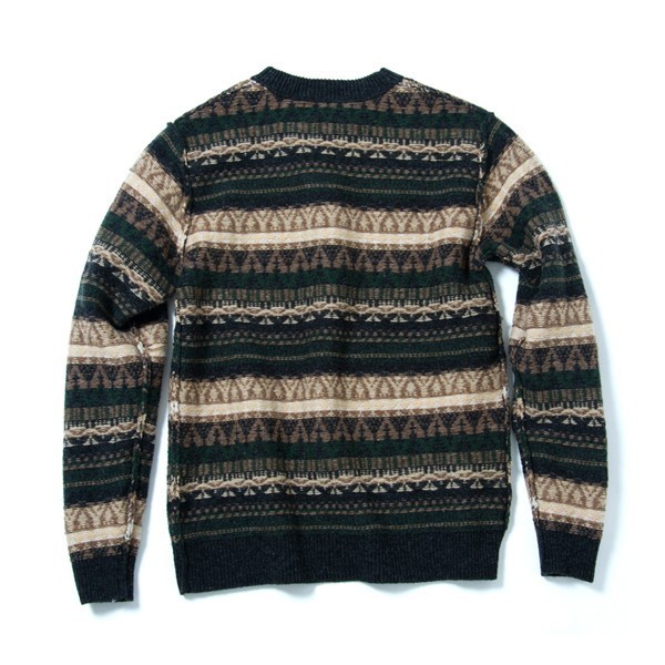 soe / 7G Crew Neck Sweater  Single Jacquard - 画像2枚目