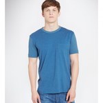 YMC / Contrast Sleeve Pocket Tee (Blue) 1