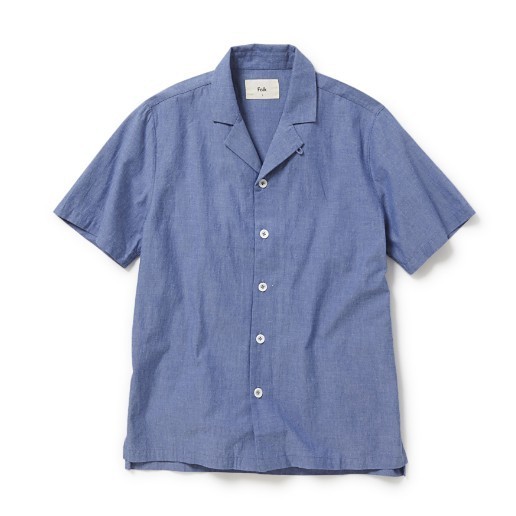 Folk / NEW PIANO SHIRT  BLUE - 画像1枚目