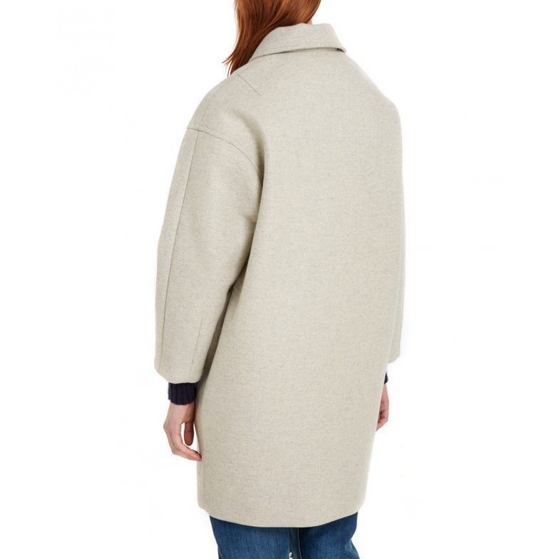 YMC / Neoprene Wool Coat (off-white) - 画像3枚目