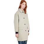 YMC / Neoprene Wool Coat (off-white) 1