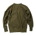 soe / CREWNECK ZIP SWEATSHIRT　Khaki 2