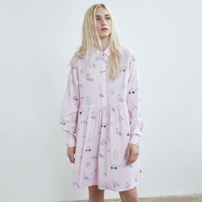 LAZY OAF / MISTAKES LONG SLEEVE DRESS - 画像3枚目