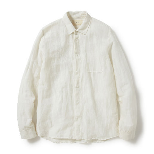 Folk / POP STUD SHIRT OFF WHITE - 画像1枚目