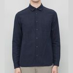 Folk / POP STUD SHIRT NAVY 2