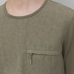 COMBINATION TEE　MILITARY GREEN / Folk 4