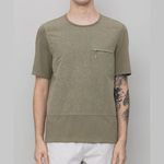 COMBINATION TEE　MILITARY GREEN / Folk 2