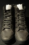 BACKLASH THE LINE スニーカー　guidi カーフワックス仕上げ　WHITEFLAGS コラボ 4