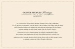 OLIVER PEOPLES x MILLER'S OATH / Sir FINLEY 4