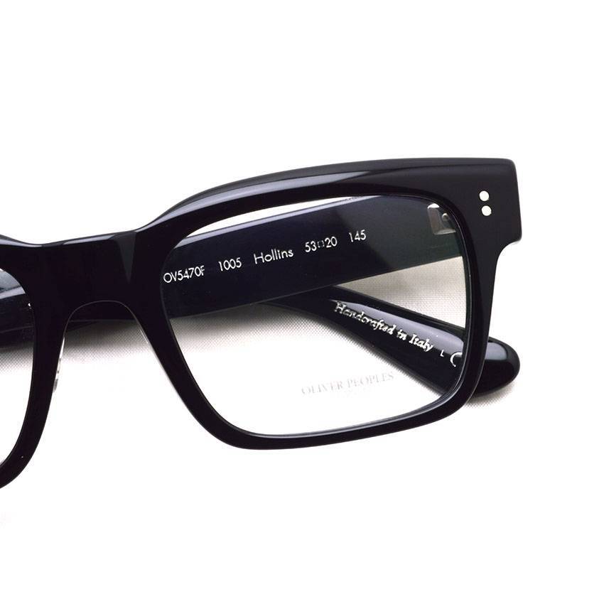 OLIVER PEOPLES / Hollins - OV5470F - / 1005 Black ブラック　ウェリントンフレーム　アジアンフィット - 画像3枚目