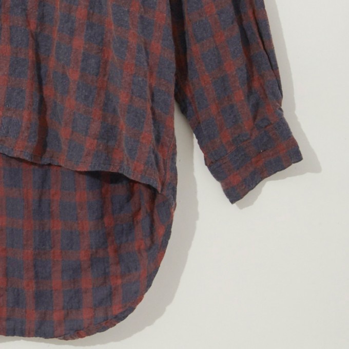 NAISSANCE Plaid Shirt Parka - 画像3枚目