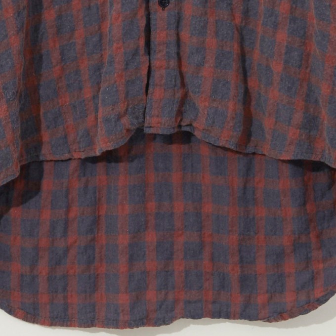 NAISSANCE Plaid Shirt Parka - 画像4枚目