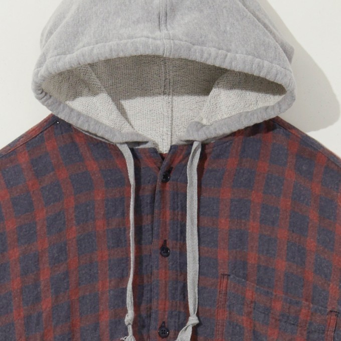 NAISSANCE Plaid Shirt Parka - 画像2枚目