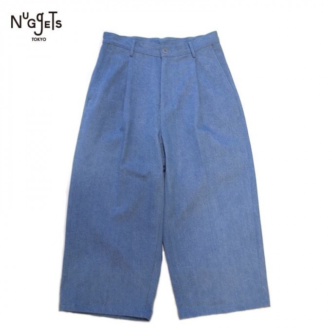 NuGgETS Tuck Pant -Denim 1