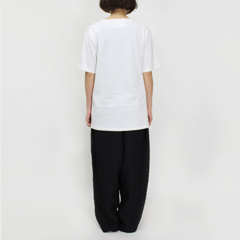 NECK LACE T-SHIRTS / 11 WHITE - 画像5枚目