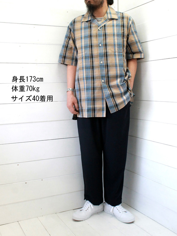 KAPTAIN SUNSHINE (キャプテンサンシャイン)Open Collar S/S Shirts