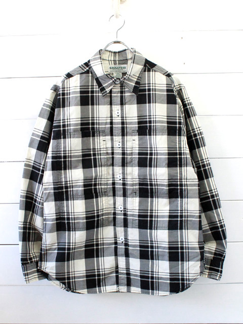 SASSAFRAS(ササフラス)PRUNER LEAF HALF OXFORD CHECK / CHECK1 (SF-1 1