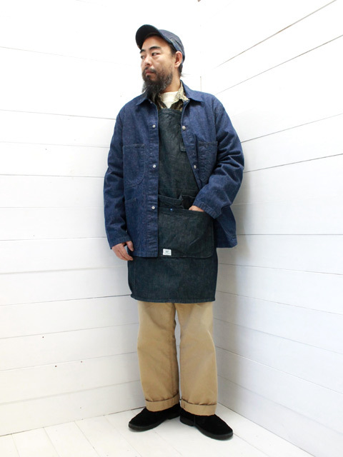 SASSAFRAS WHOLE HOLE APRON 13.5oz DENIM - 画像3枚目