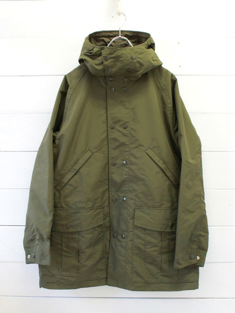 SASSAFRAS BLOWER BUD COAT MICROTTY OXFORD / OLIVE - マーブルの