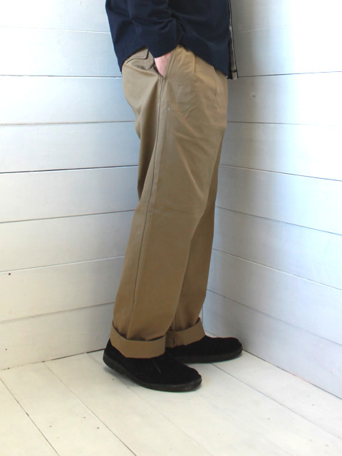 A VONTADE French Mill 2 Tac Chino Trousers / KHAKI VTD-0432 - 画像3枚目