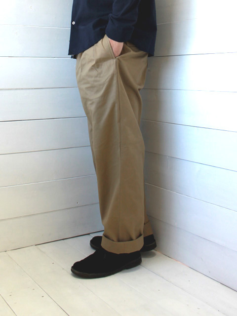 A VONTADE French Mill 2 Tac Chino Trousers / KHAKI VTD-0432 - 画像2枚目