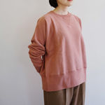 bunt / LOOP WHEEL CREW NECK SWEAT SHIRTS / col.コーラル 3